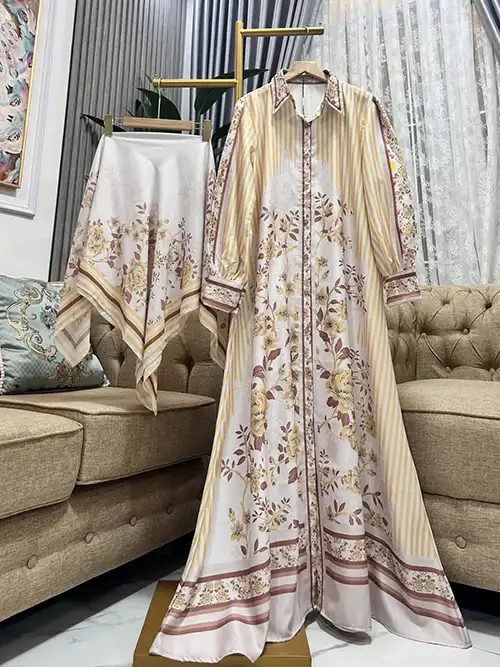 Grosir Gamis Set Hijab Persegi Printed_27